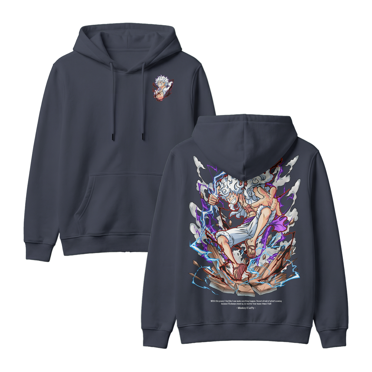 Anime One Piece Monkey D. Luffy Pullover Hoodie - RZM001