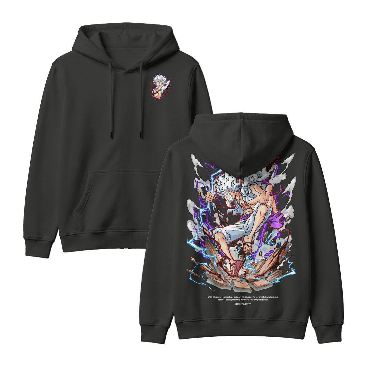 Anime One Piece Monkey D. Luffy Pullover Hoodie - RZM001