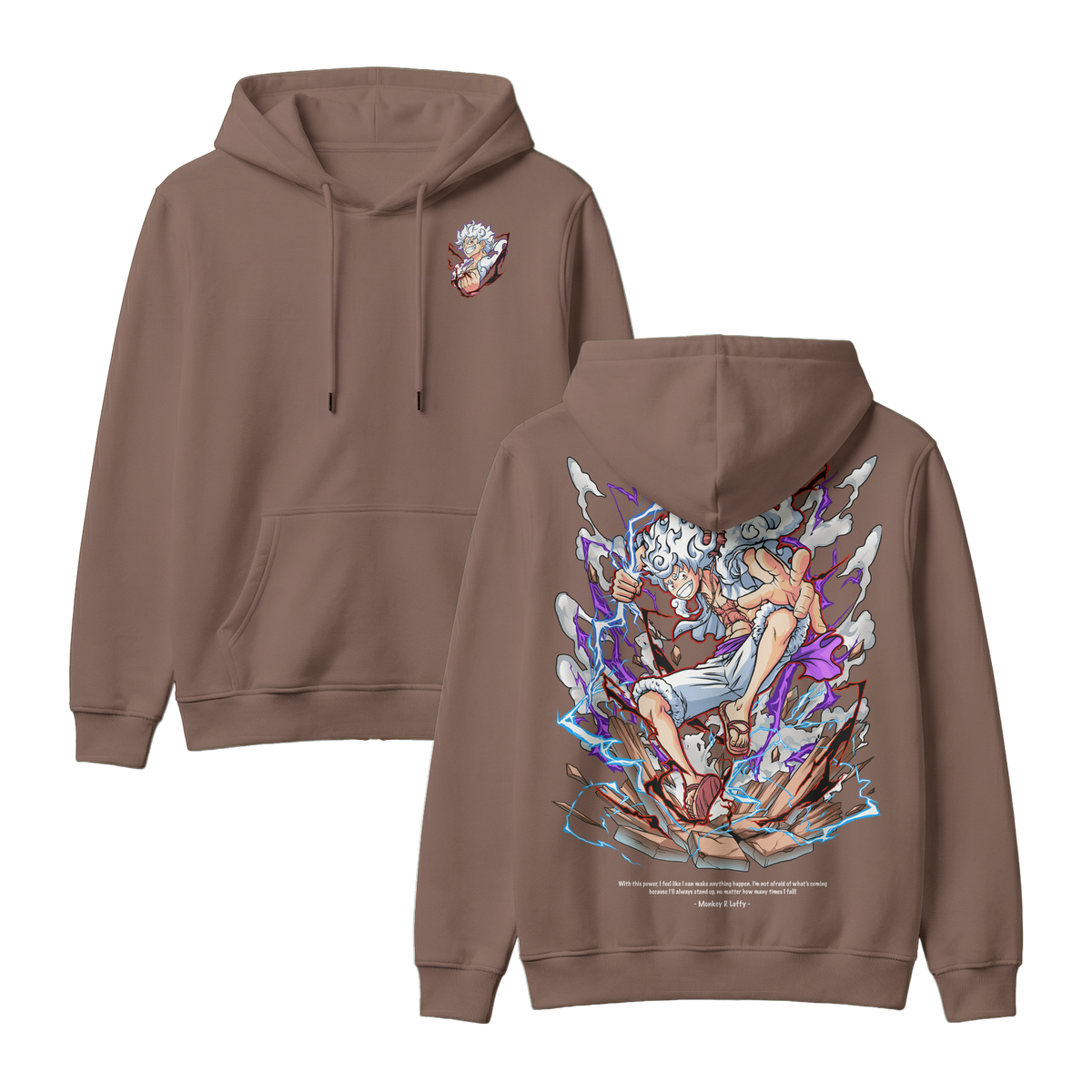 Anime One Piece Monkey D. Luffy Pullover Hoodie - RZM001