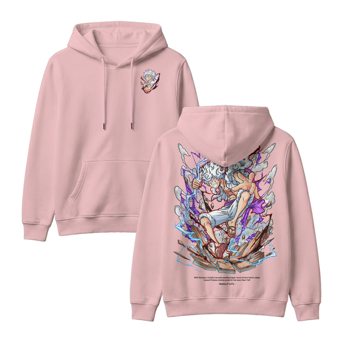 Anime One Piece Monkey D. Luffy Pullover Hoodie - RZM001