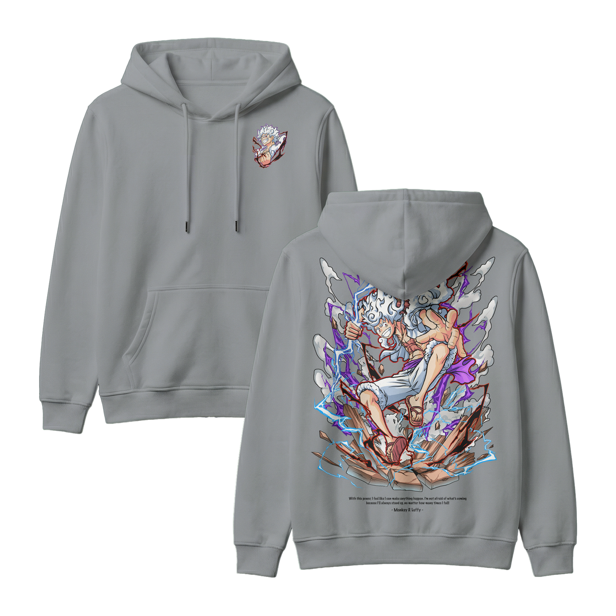 Anime One Piece Monkey D. Luffy Pullover Hoodie - RZM001