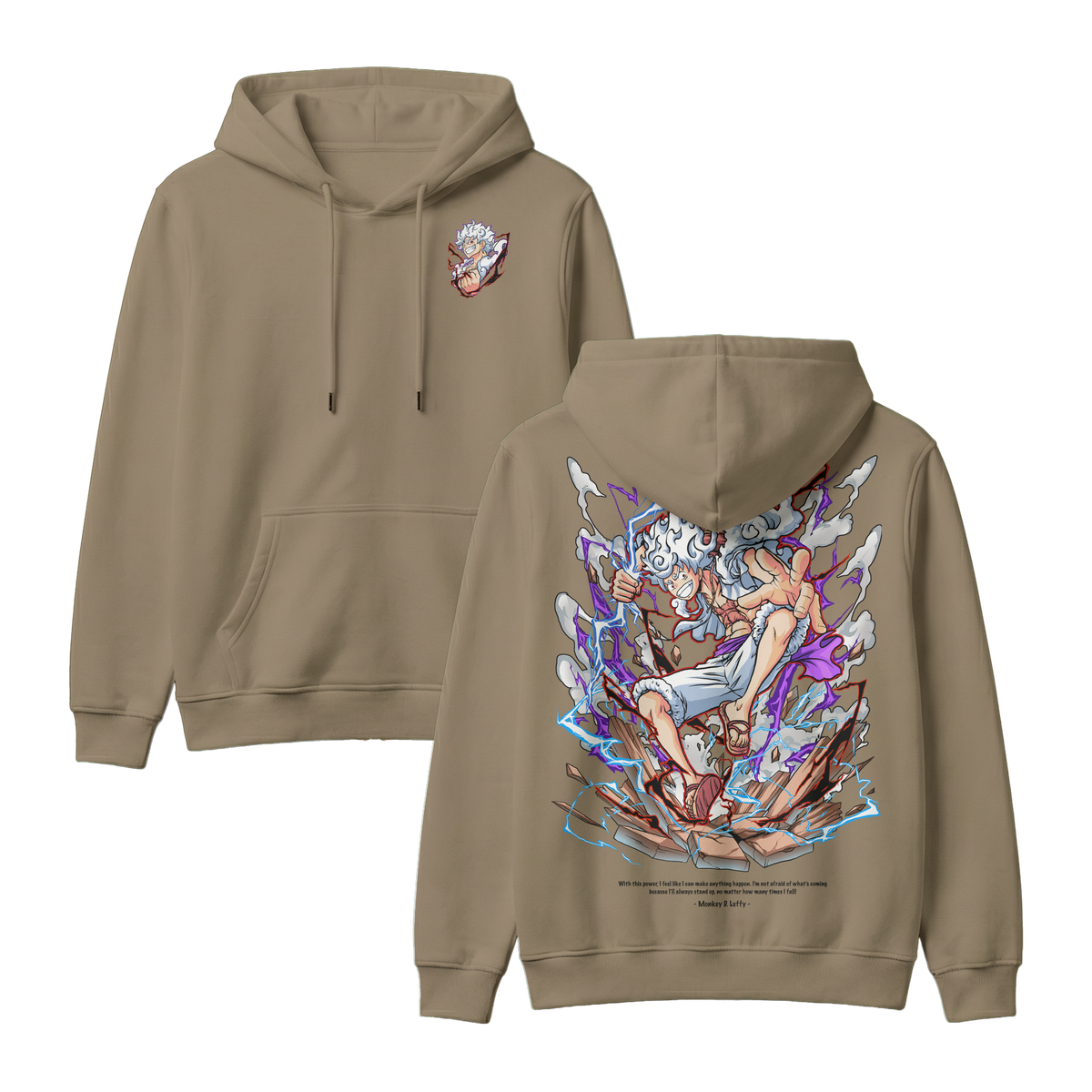 Anime One Piece Monkey D. Luffy Pullover Hoodie - RZM001