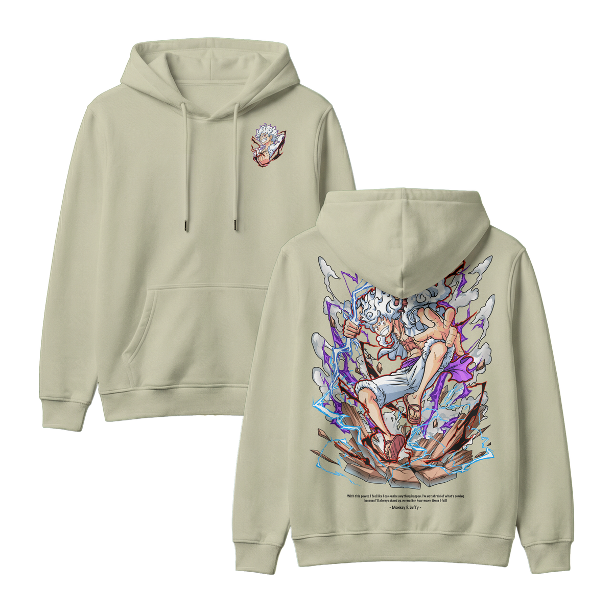 Anime One Piece Monkey D. Luffy Pullover Hoodie - RZM001