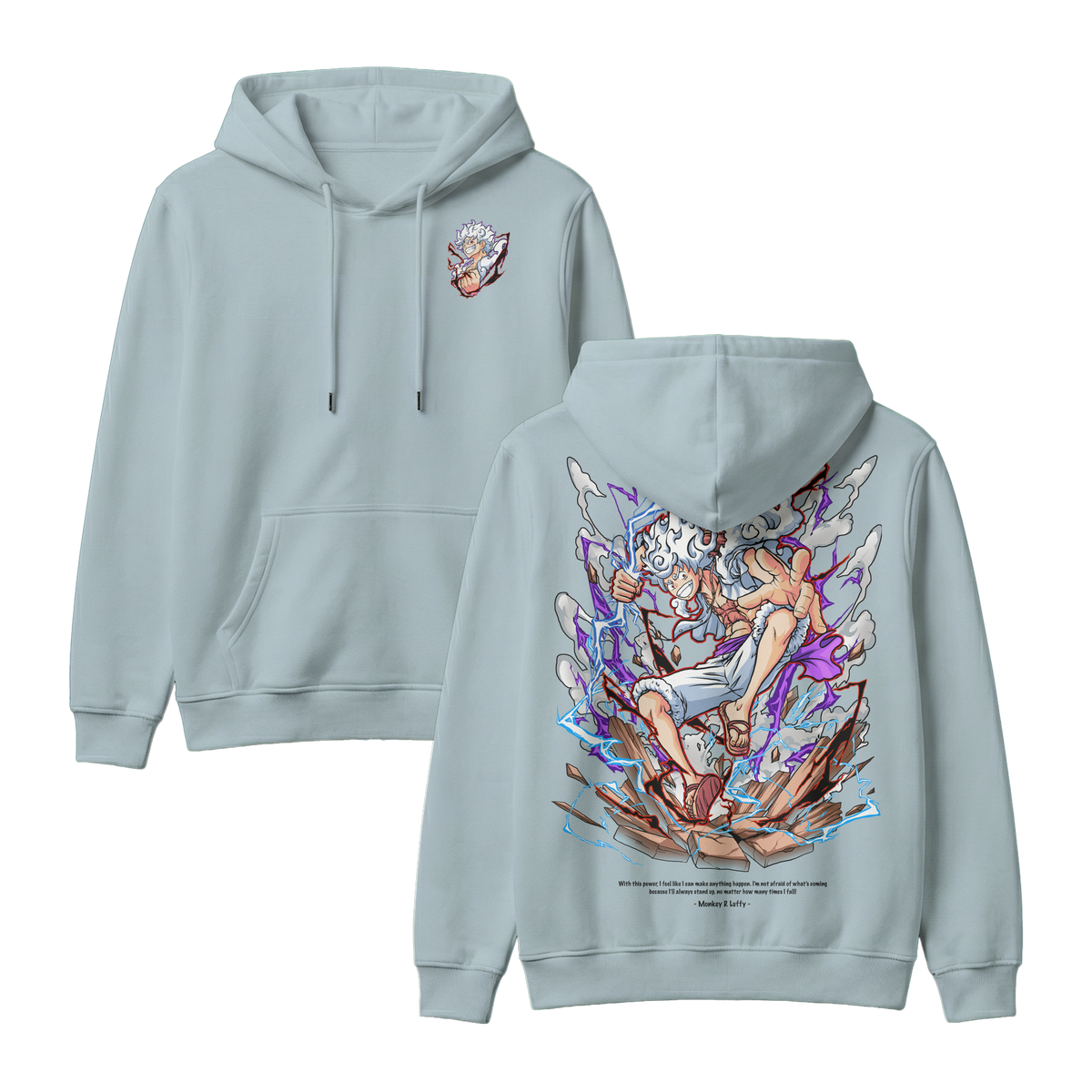 Anime One Piece Monkey D. Luffy Pullover Hoodie - RZM001