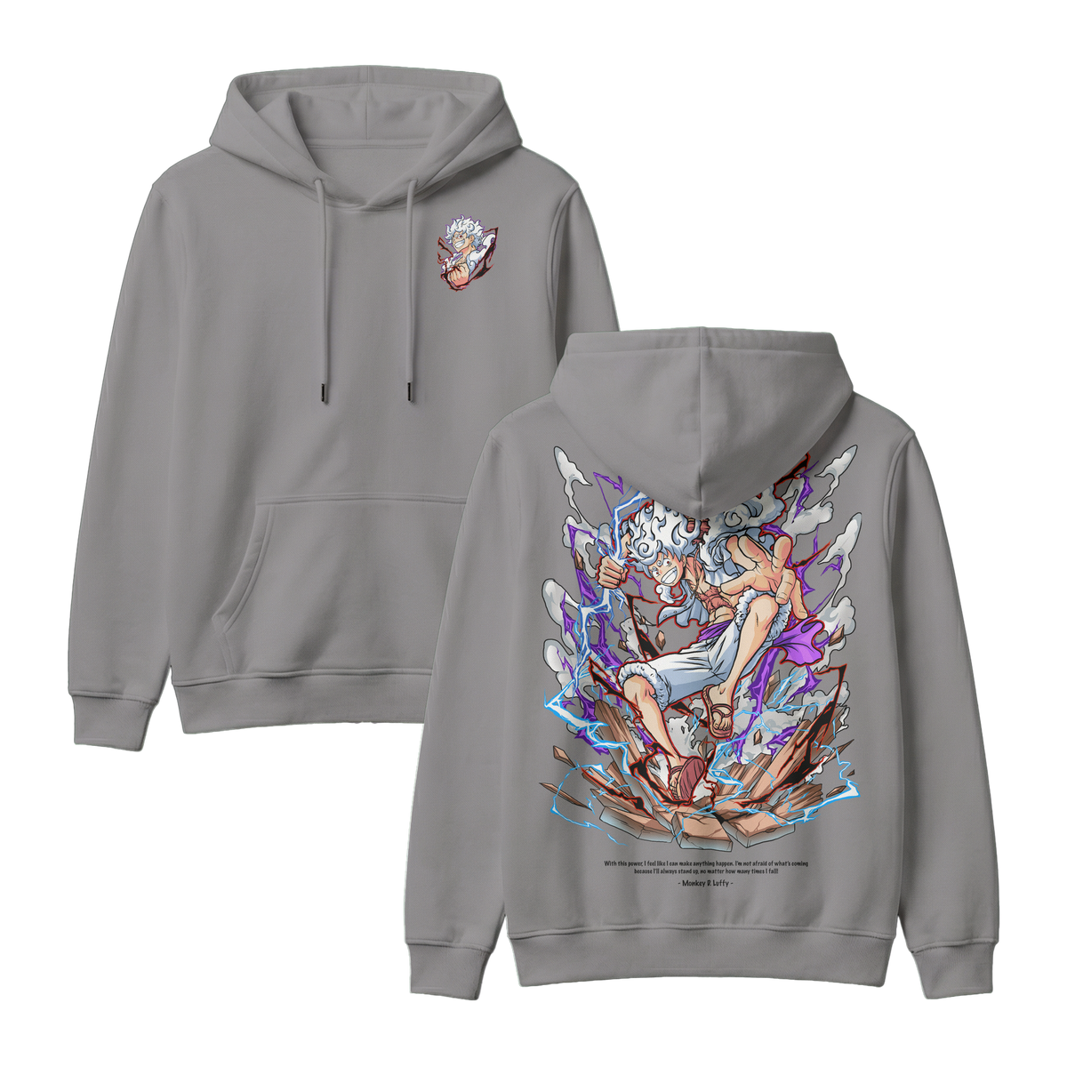 Anime One Piece Monkey D. Luffy Pullover Hoodie - RZM001