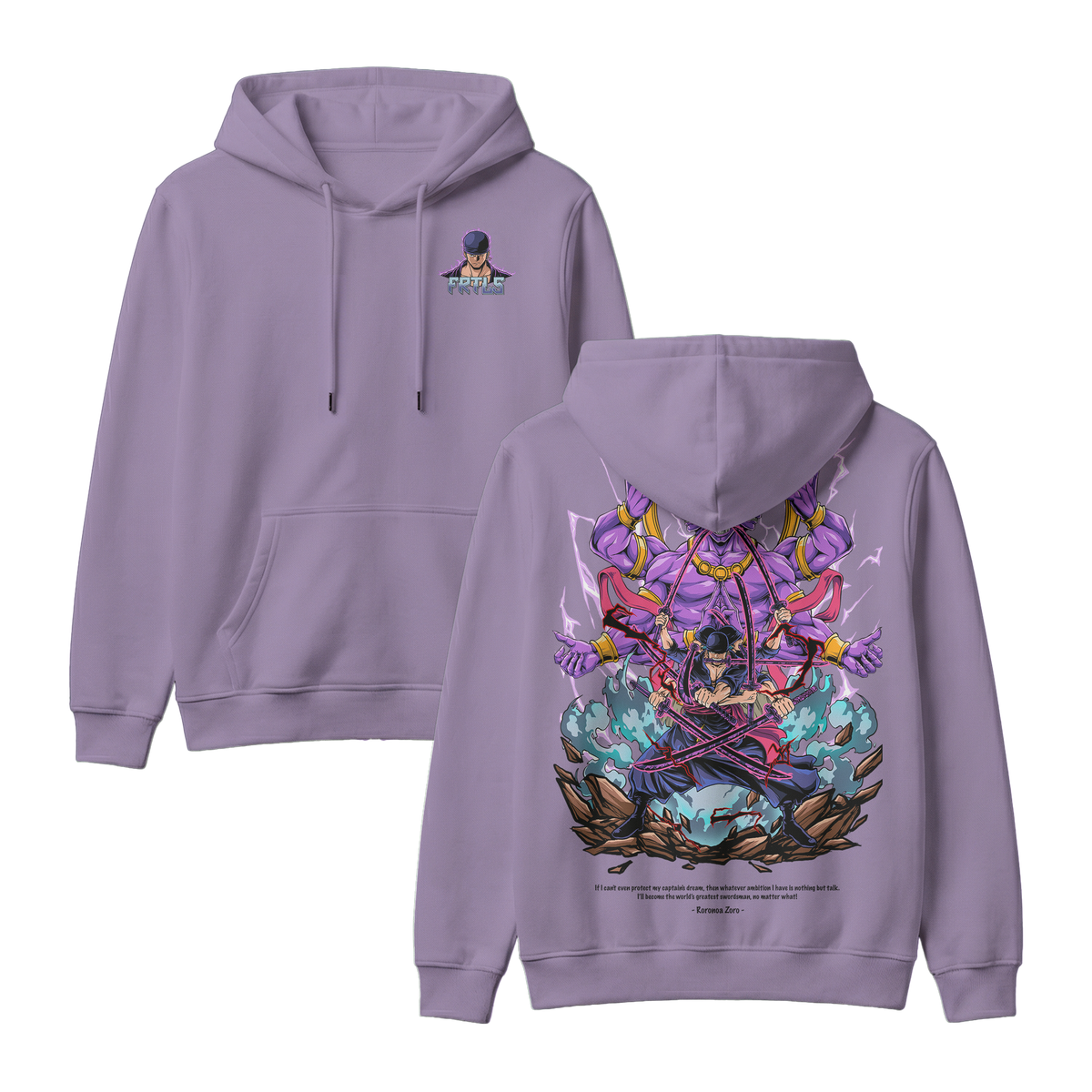 Anime One Piece Roronoa Zoro Pullover Hoodie - RZM002