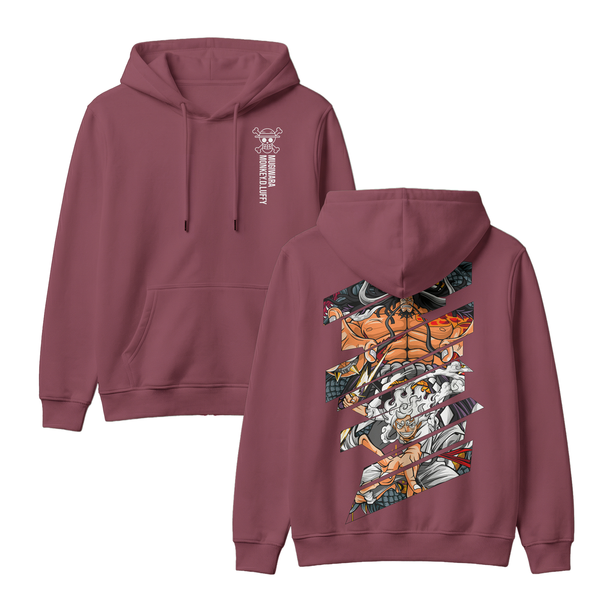 Anime One Piece Monkey D. Luffy Pullover Hoodie - RZM005