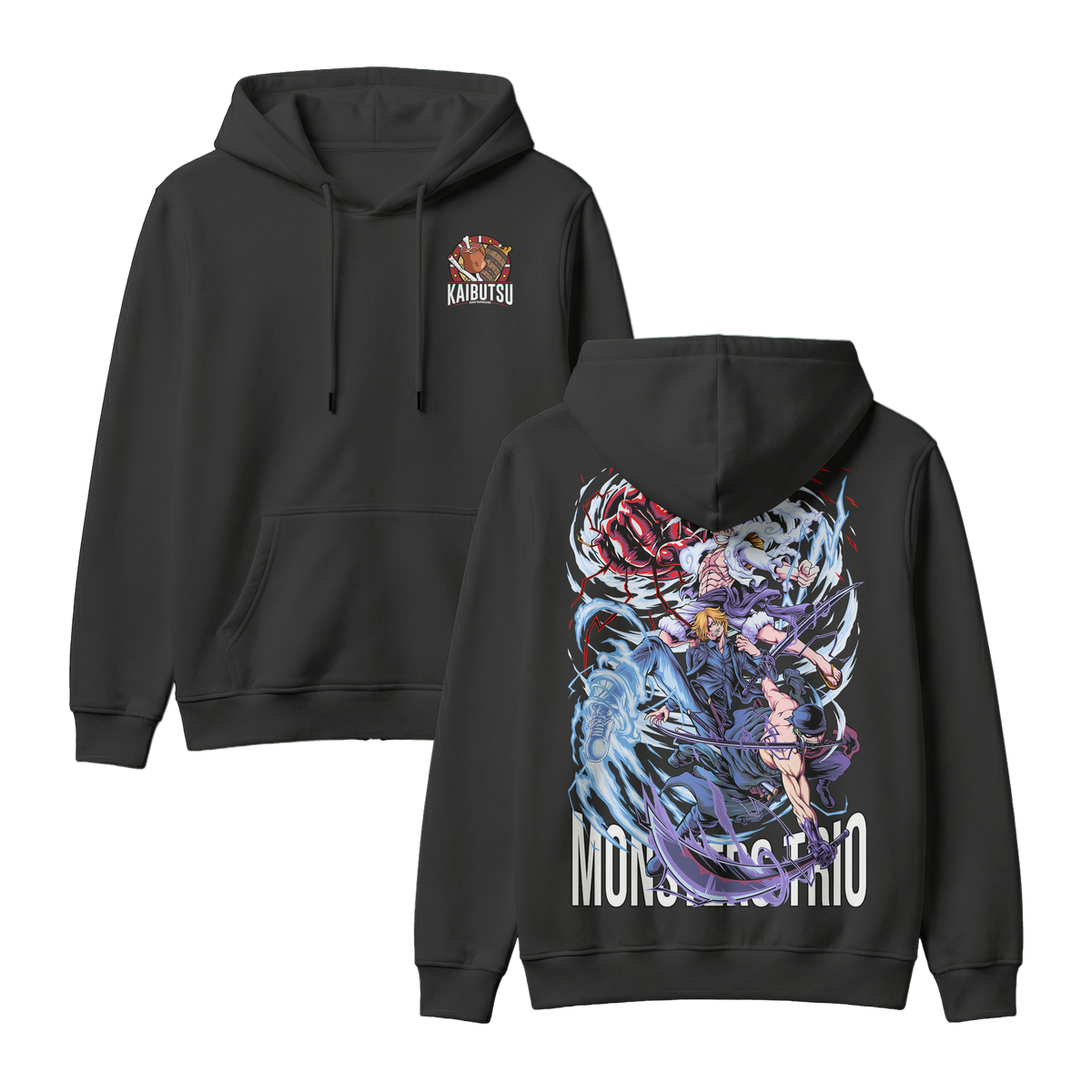 Anime One Piece Monster Trio Pullover Hoodie - RZM009