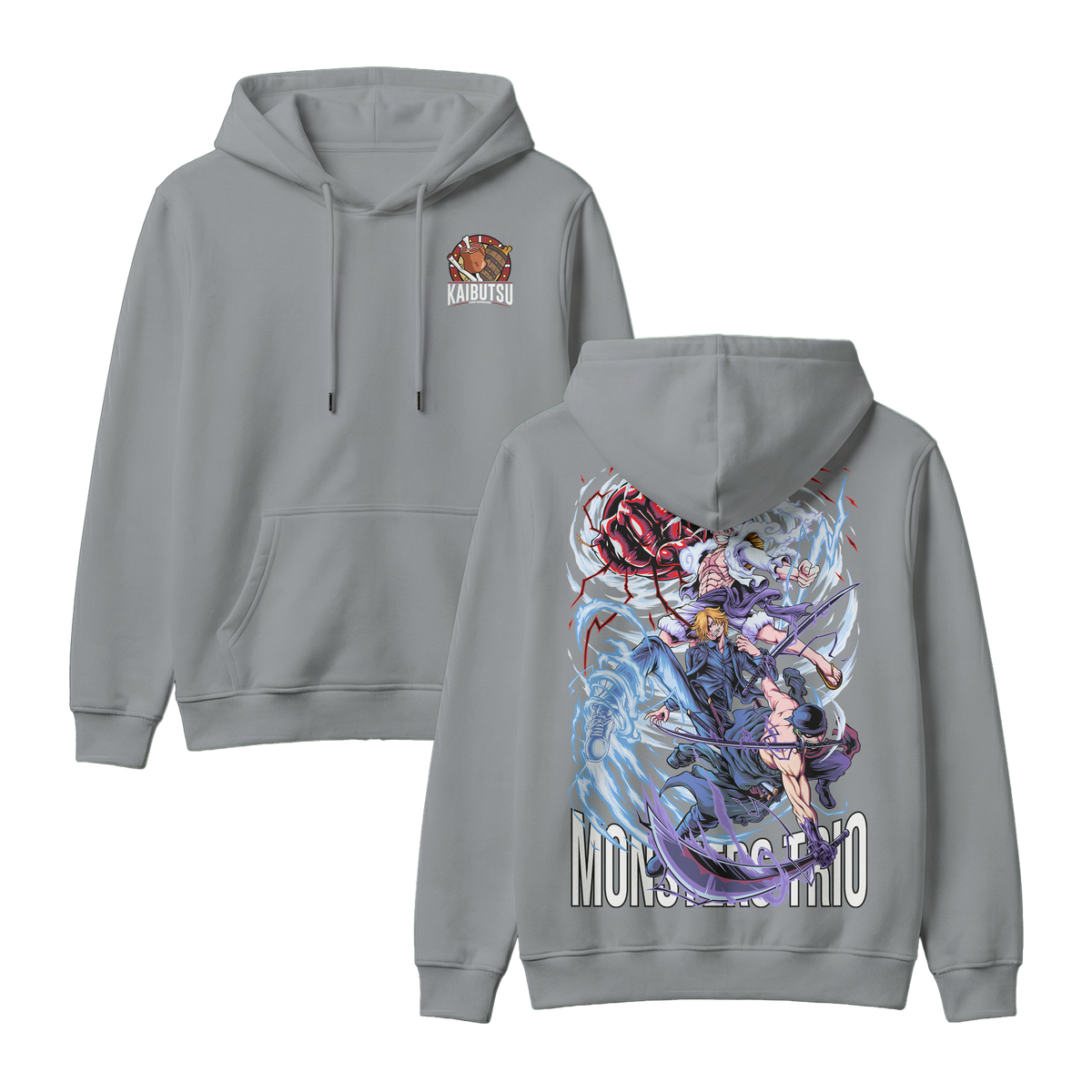 Anime One Piece Monster Trio Pullover Hoodie - RZM009