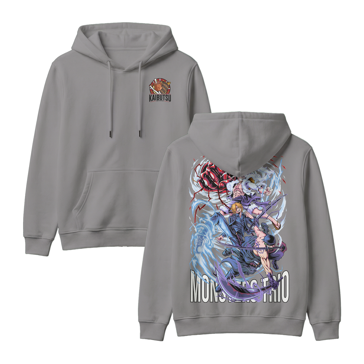 Anime One Piece Monster Trio Pullover Hoodie - RZM009