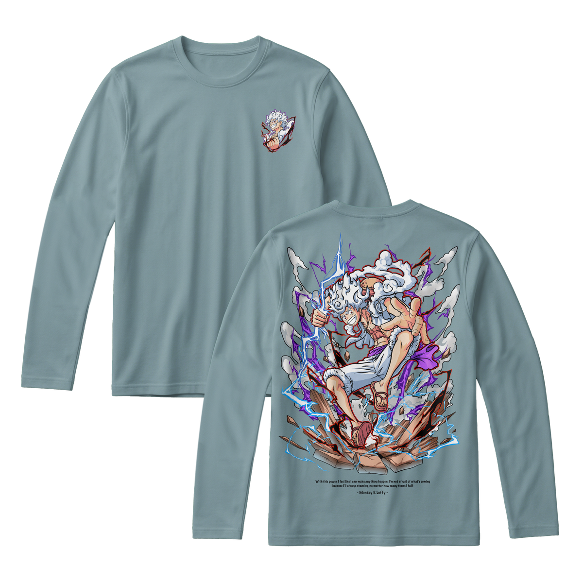 Anime One Piece Monkey D. Luffy Long Sleeve Tee - RZM001