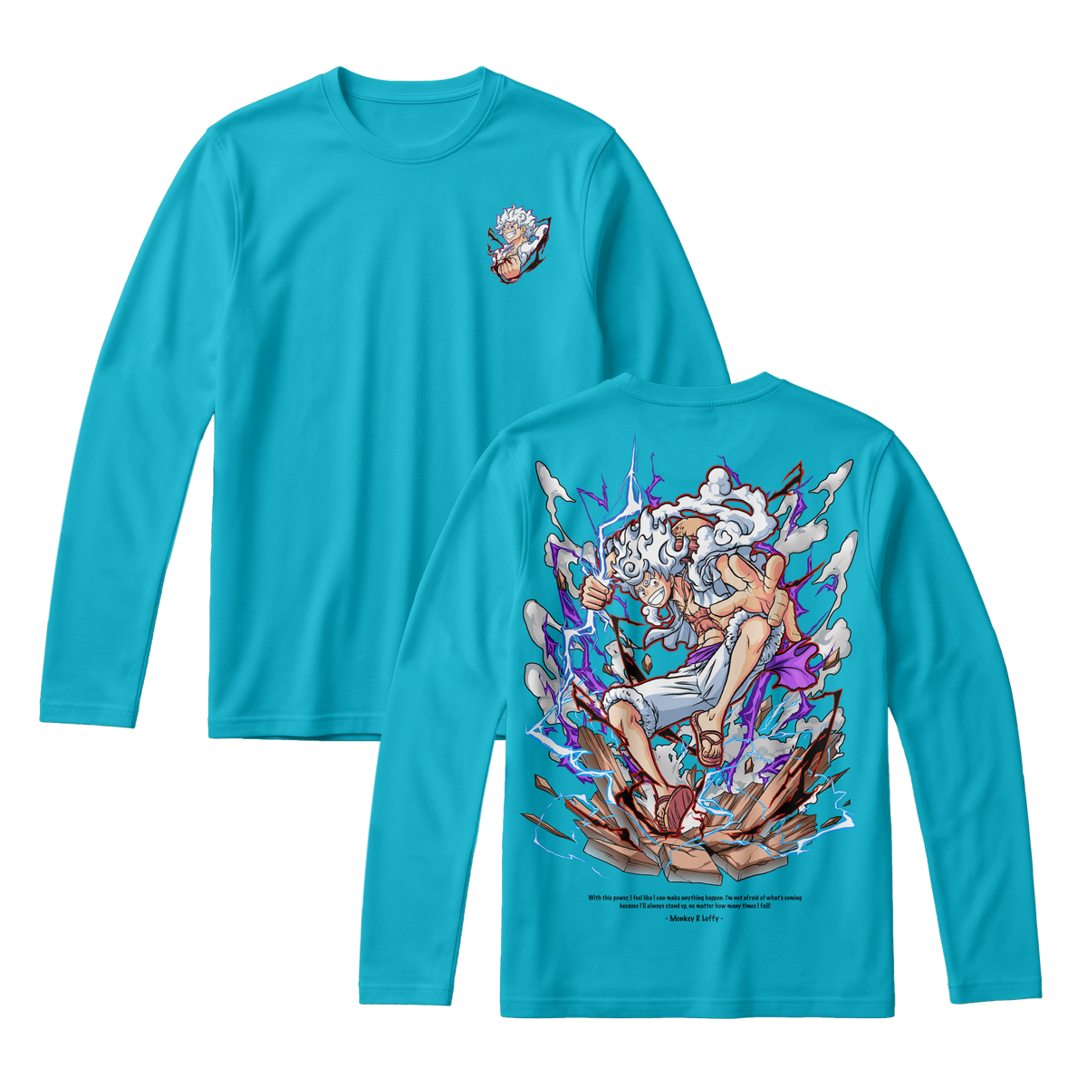 Anime One Piece Monkey D. Luffy Long Sleeve Tee - RZM001