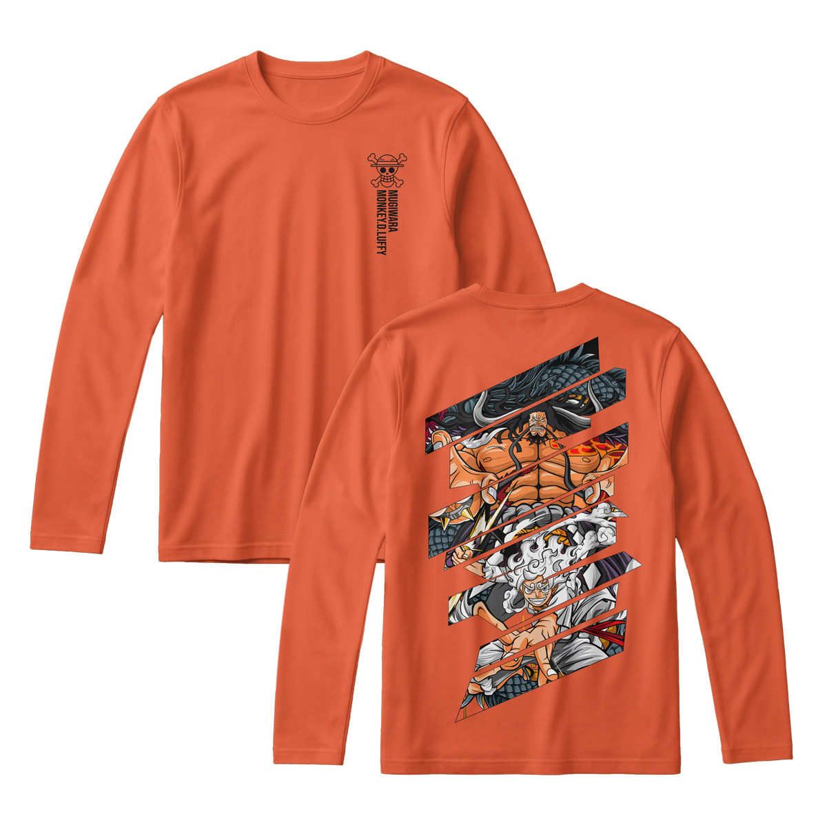 Anime One Piece Monkey D. Luffy Long Sleeve Tee - RZM005