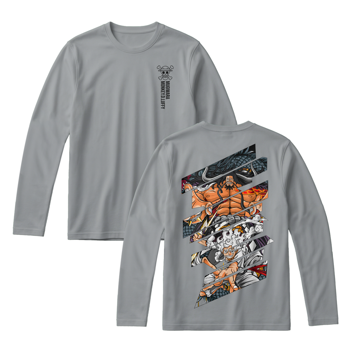 Anime One Piece Monkey D. Luffy Long Sleeve Tee - RZM005
