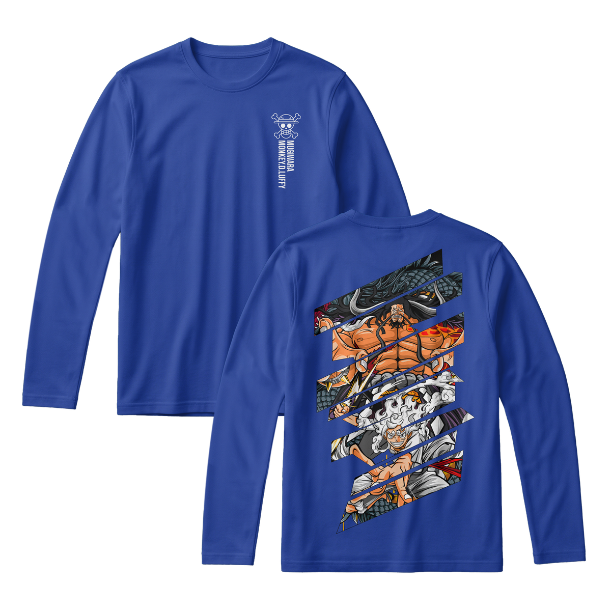 Anime One Piece Monkey D. Luffy Long Sleeve Tee - RZM005