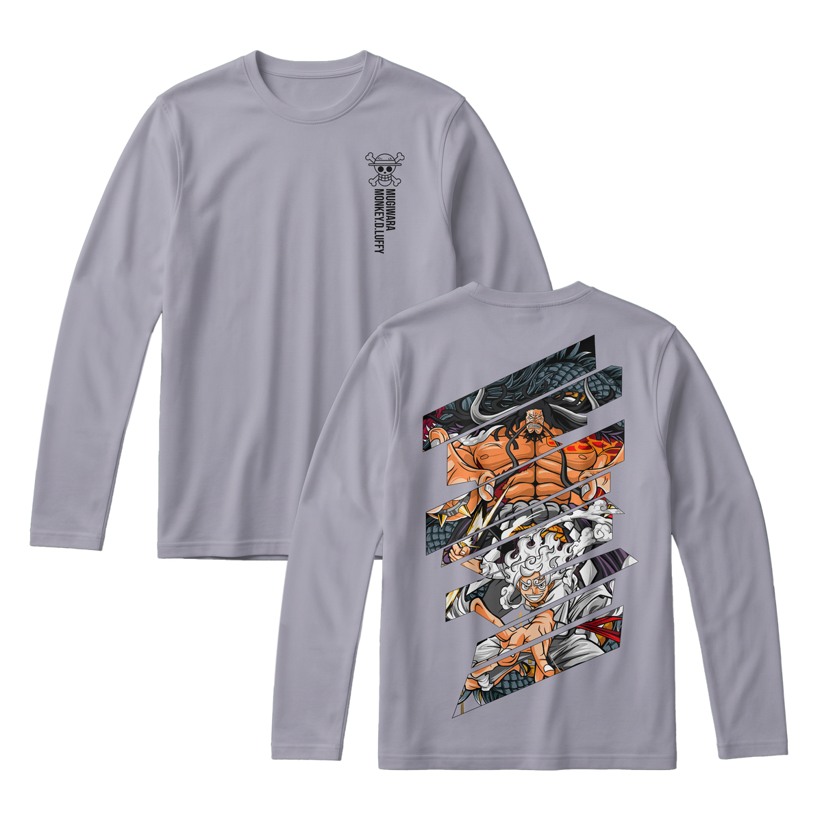Anime One Piece Monkey D. Luffy Long Sleeve Tee - RZM005