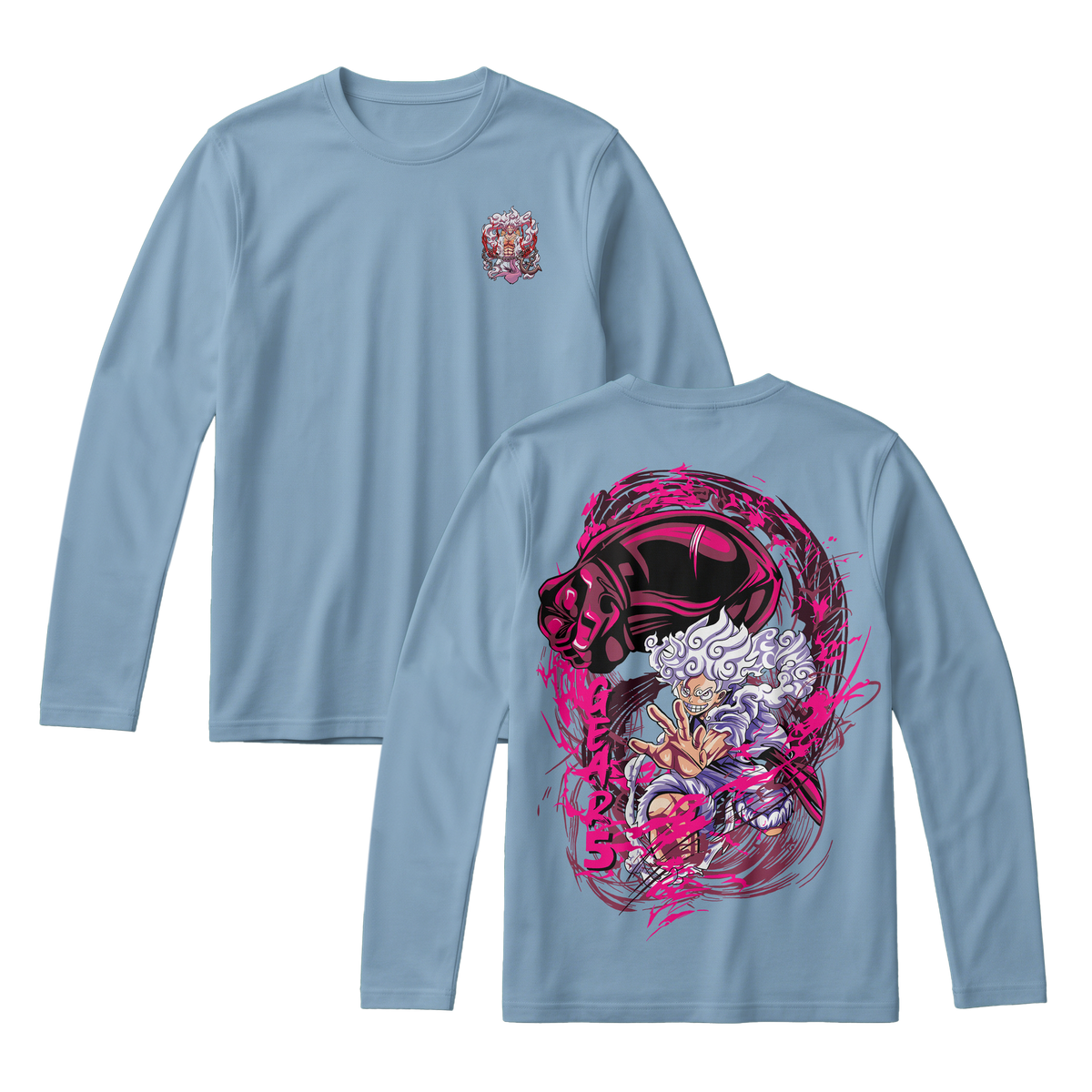 Anime One Piece Monkey D. Luffy Long Sleeve Tee - RZM006
