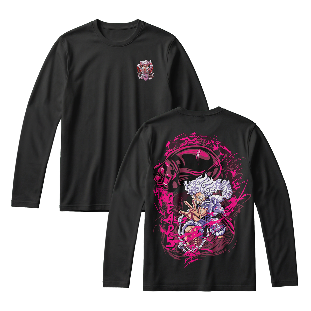 Anime One Piece Monkey D. Luffy Long Sleeve Tee - RZM006