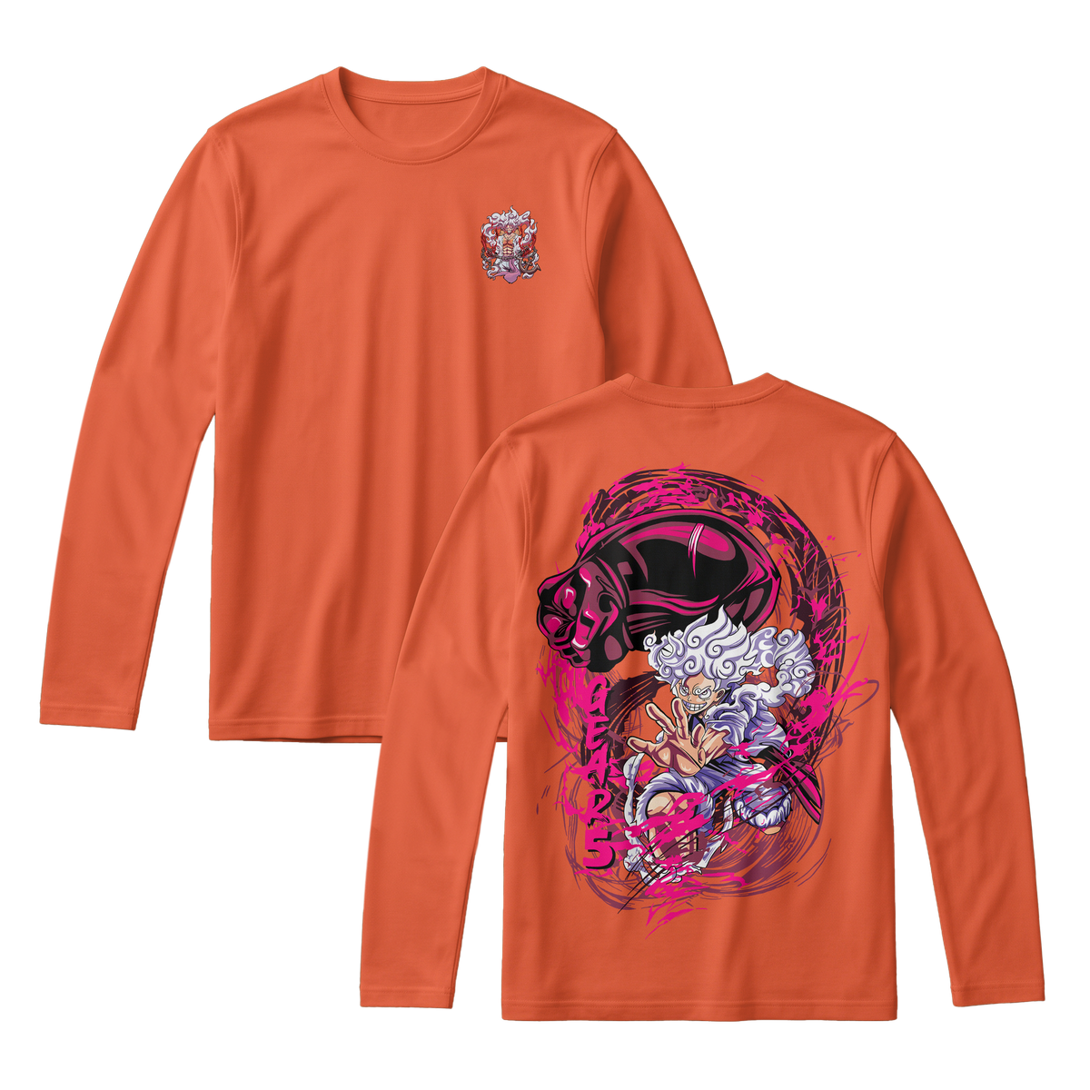 Anime One Piece Monkey D. Luffy Long Sleeve Tee - RZM006