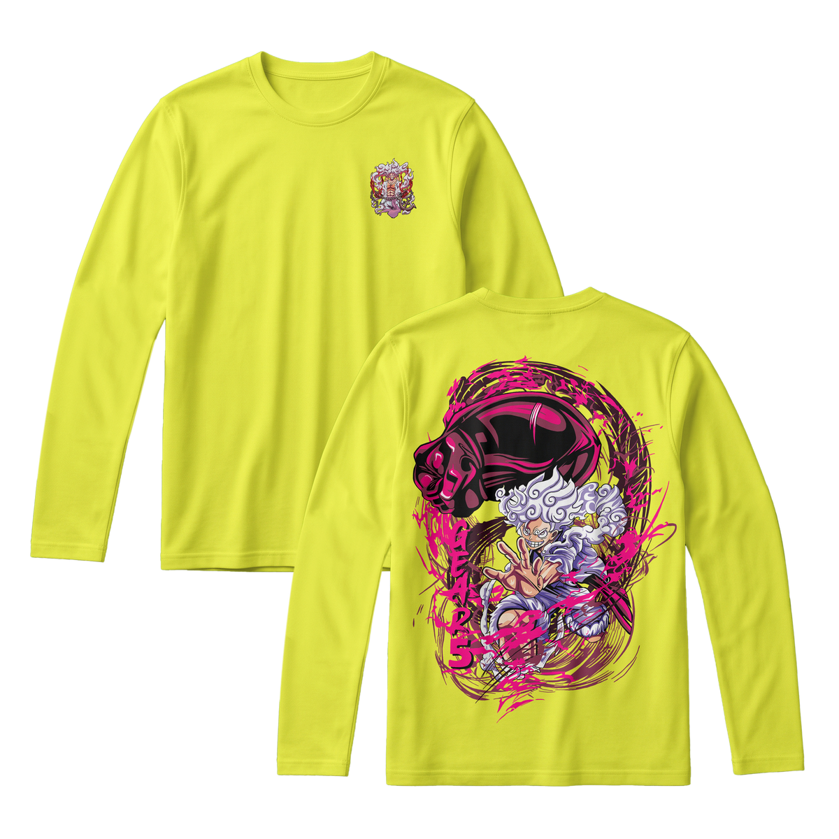 Anime One Piece Monkey D. Luffy Long Sleeve Tee - RZM006