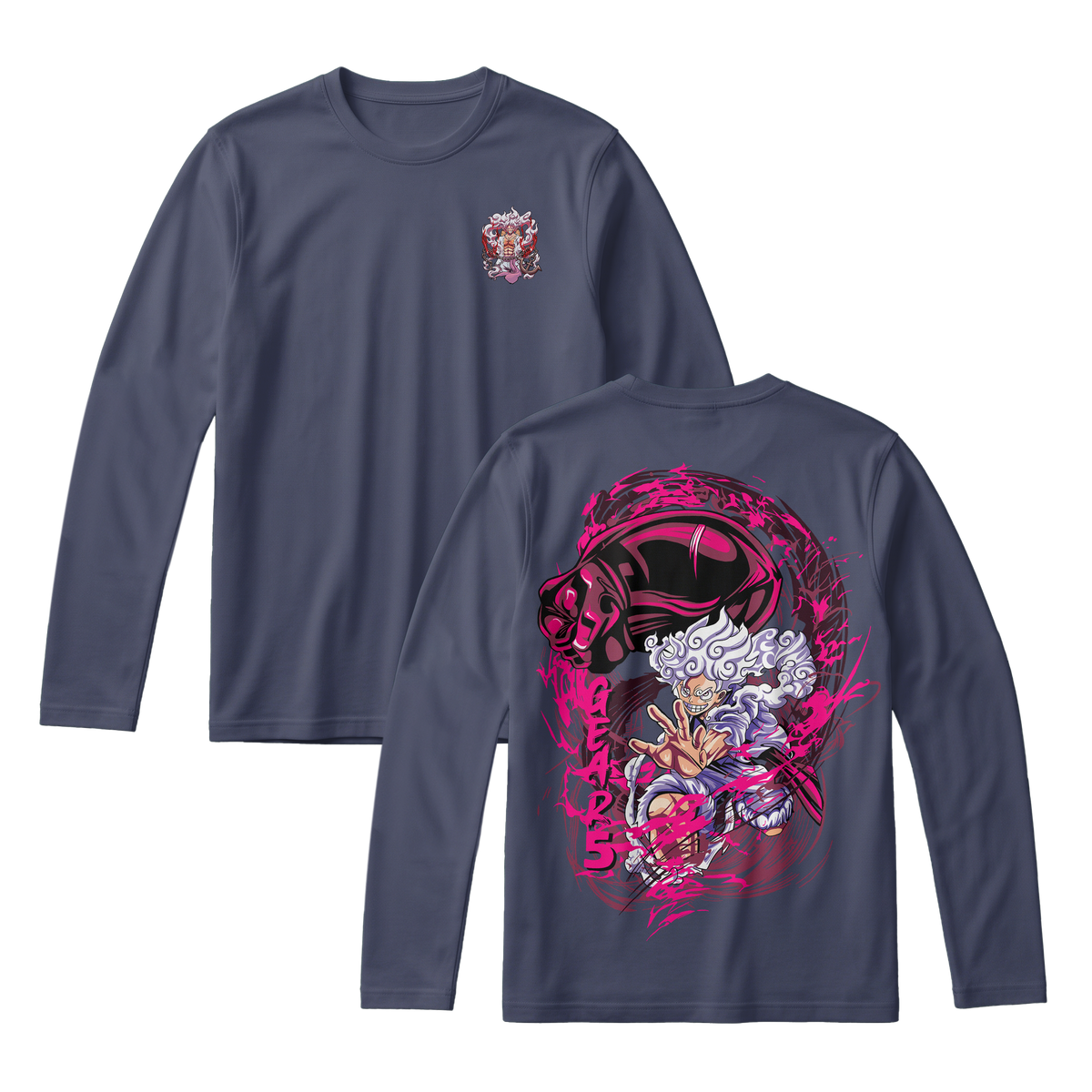 Anime One Piece Monkey D. Luffy Long Sleeve Tee - RZM006
