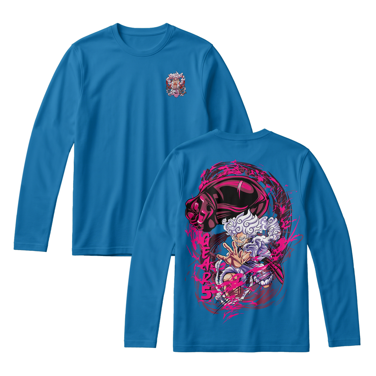 Anime One Piece Monkey D. Luffy Long Sleeve Tee - RZM006