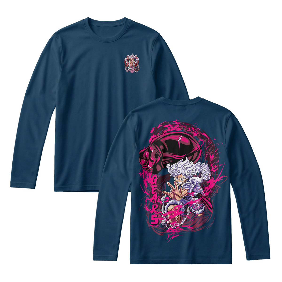 Anime One Piece Monkey D. Luffy Long Sleeve Tee - RZM006