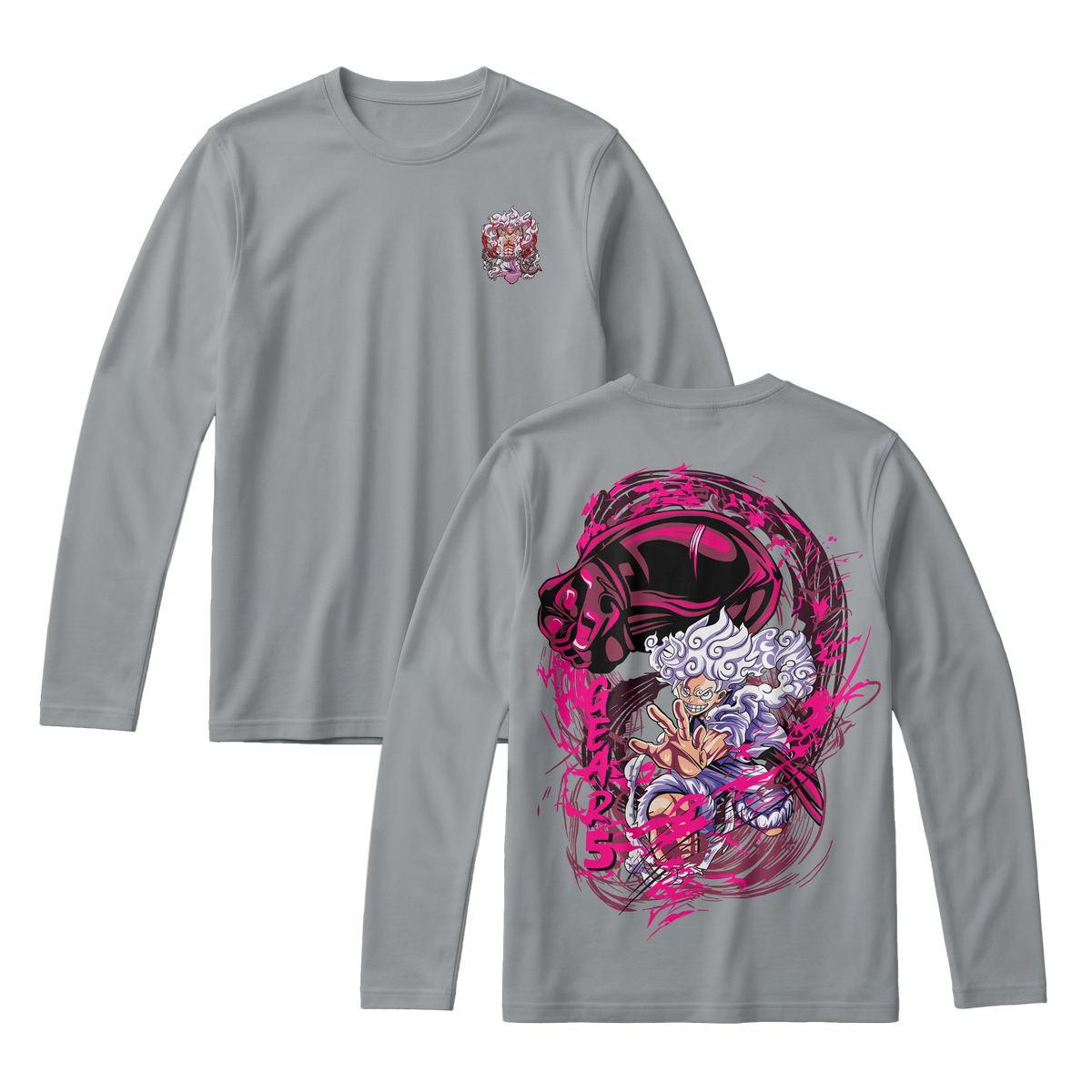 Anime One Piece Monkey D. Luffy Long Sleeve Tee - RZM006