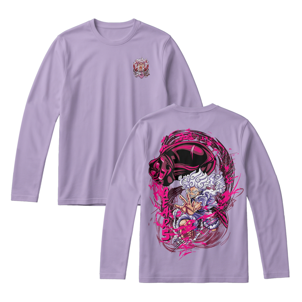 Anime One Piece Monkey D. Luffy Long Sleeve Tee - RZM006