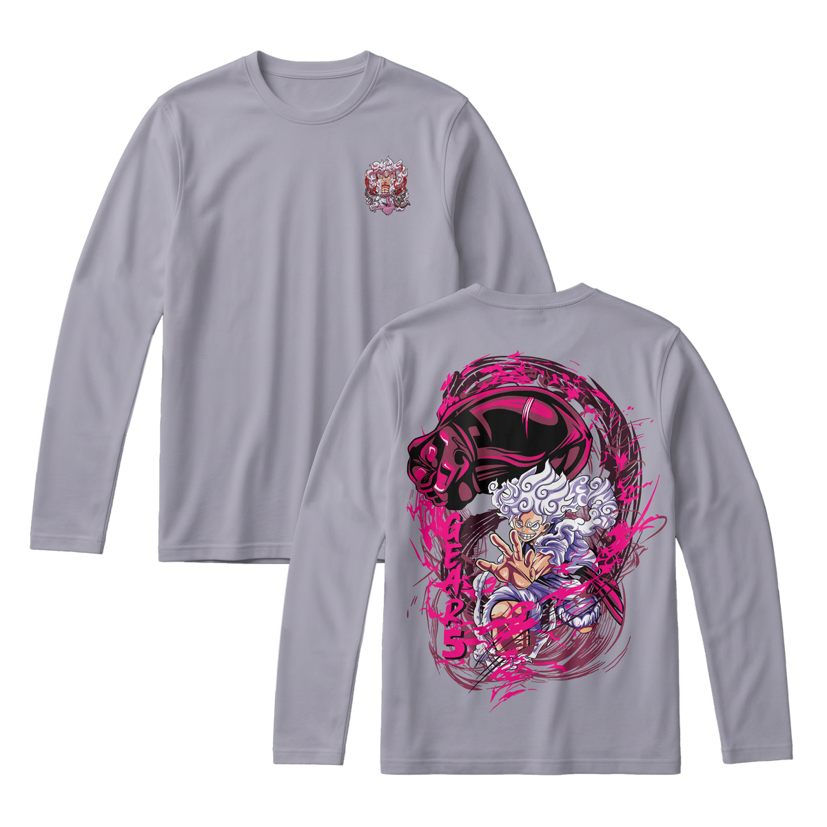 Anime One Piece Monkey D. Luffy Long Sleeve Tee - RZM006