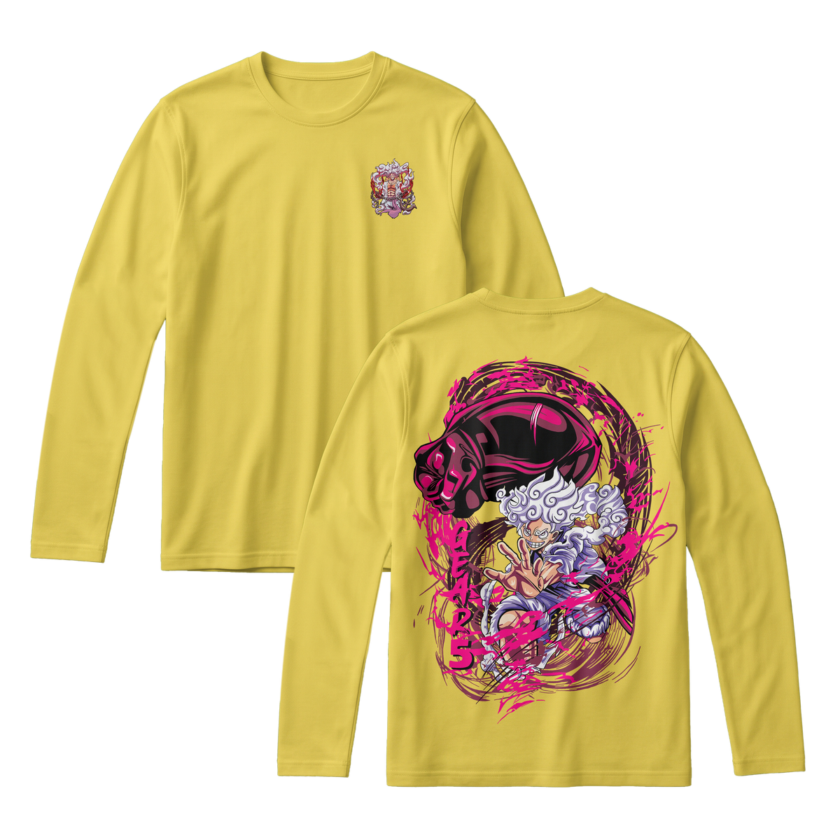 Anime One Piece Monkey D. Luffy Long Sleeve Tee - RZM006