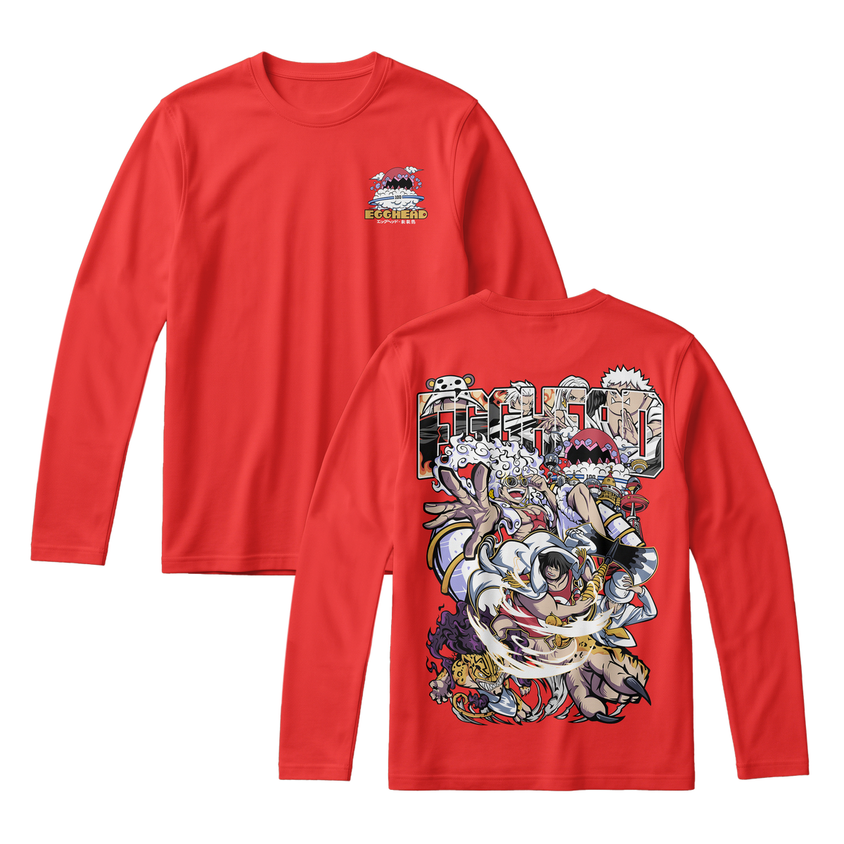 Anime One Piece Egghead Arc Long Sleeve Tee - RZM013