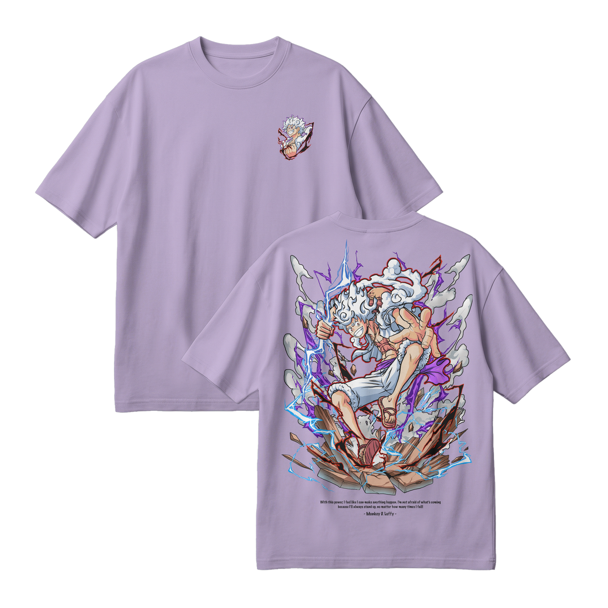 Anime One Piece Monkey D. Luffy Oversized T-Shirt - RZM001