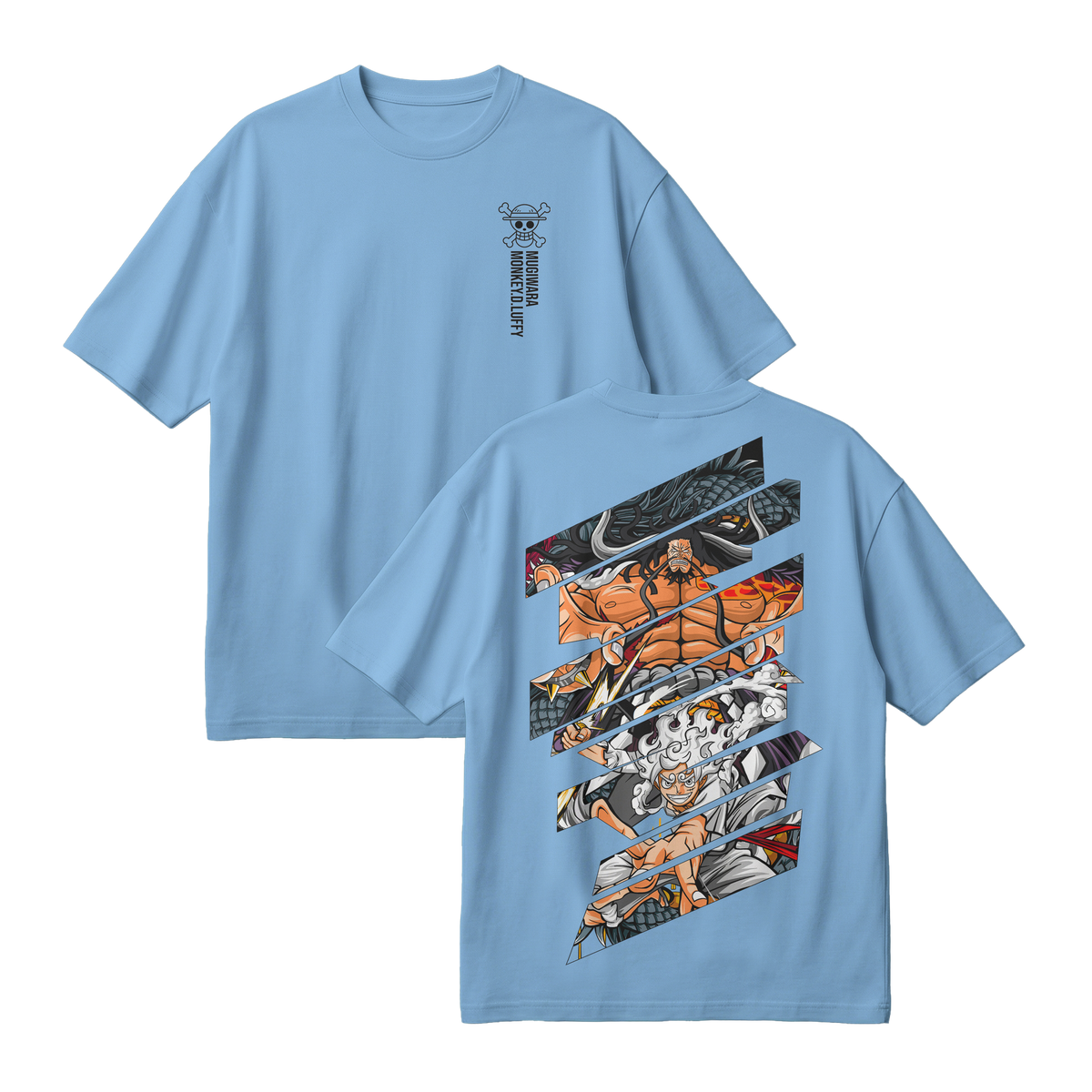 Anime One Piece Monkey D. Luffy Oversized T-Shirt - RZM005