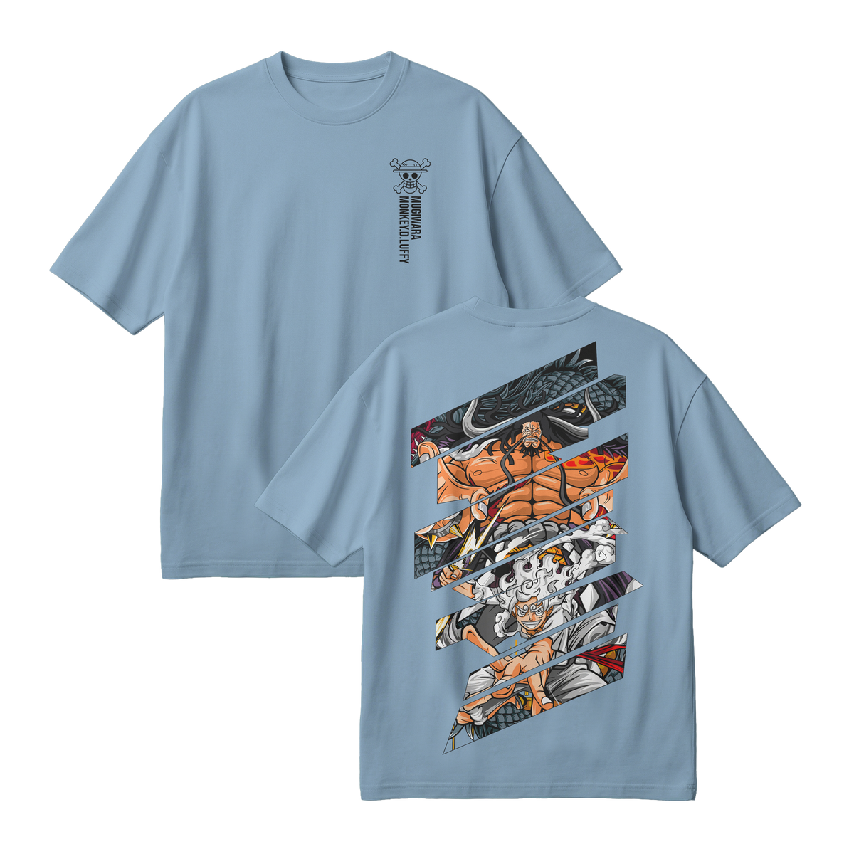 Anime One Piece Monkey D. Luffy Oversized T-Shirt - RZM005