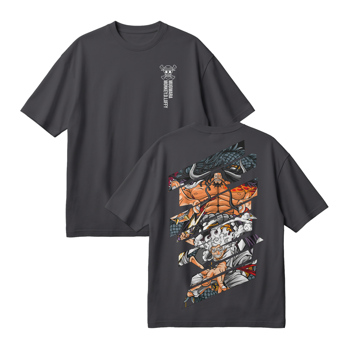 Anime One Piece Monkey D. Luffy Oversized T-Shirt - RZM005