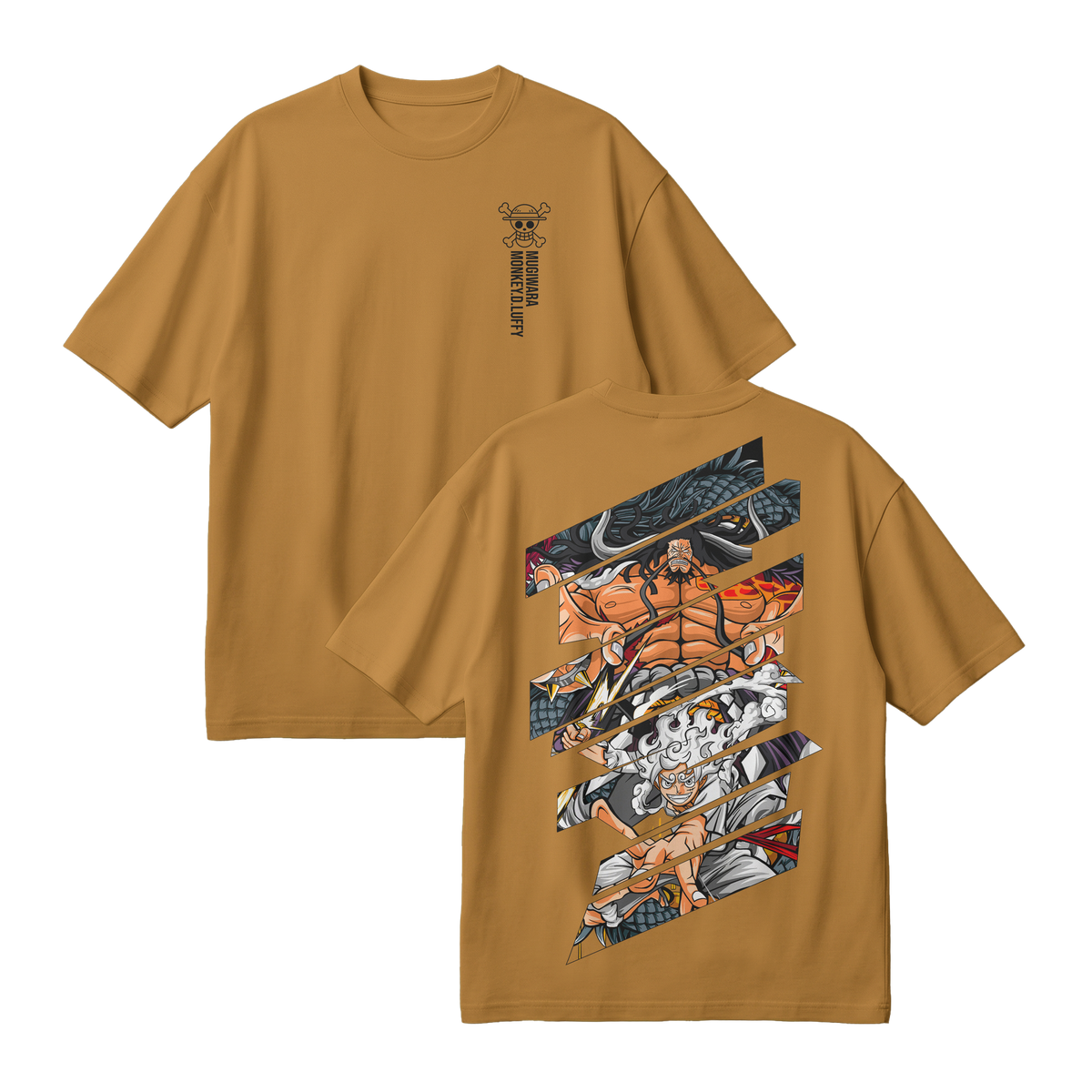 Anime One Piece Monkey D. Luffy Oversized T-Shirt - RZM005