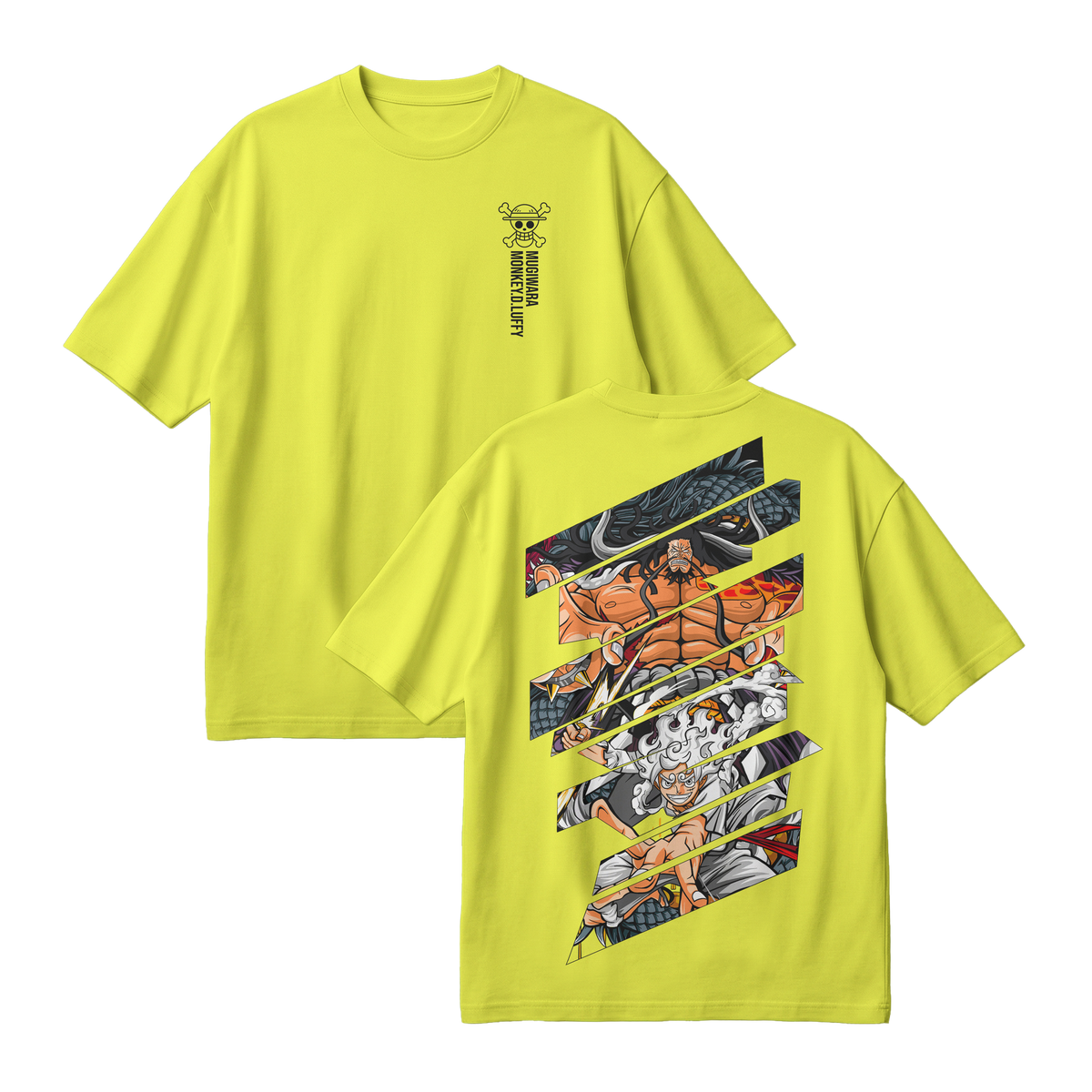 Anime One Piece Monkey D. Luffy Oversized T-Shirt - RZM005
