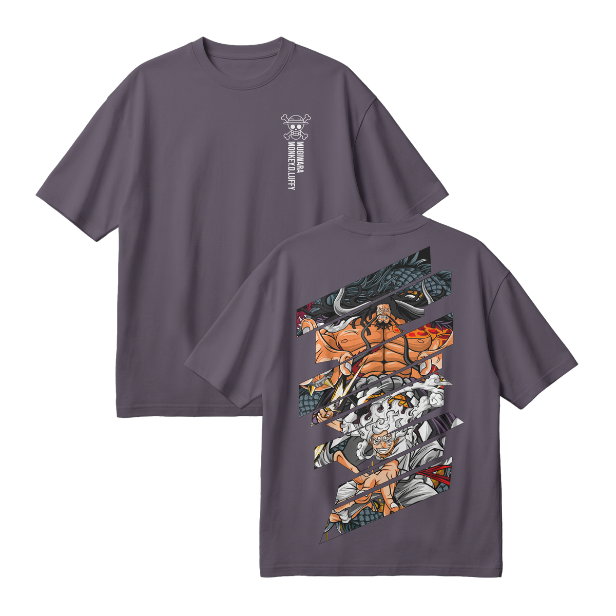 Anime One Piece Monkey D. Luffy Oversized T-Shirt - RZM005