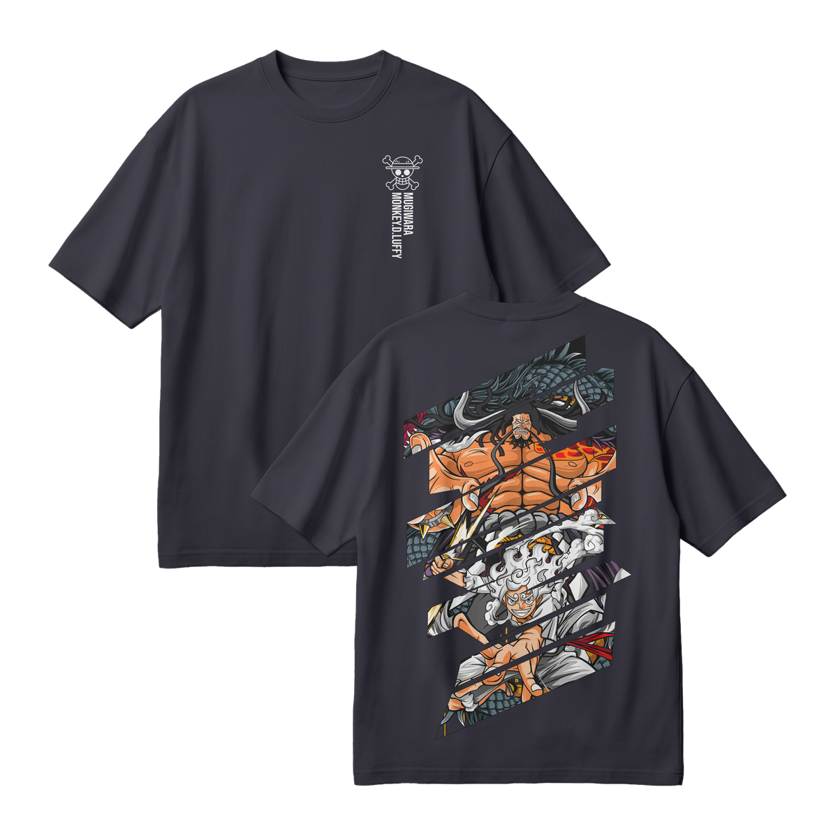 Anime One Piece Monkey D. Luffy Oversized T-Shirt - RZM005