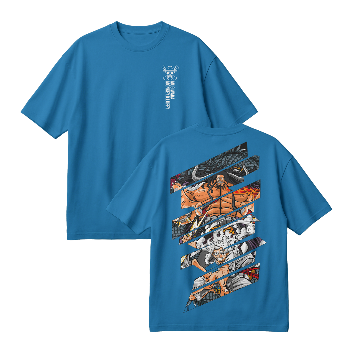 Anime One Piece Monkey D. Luffy Oversized T-Shirt - RZM005