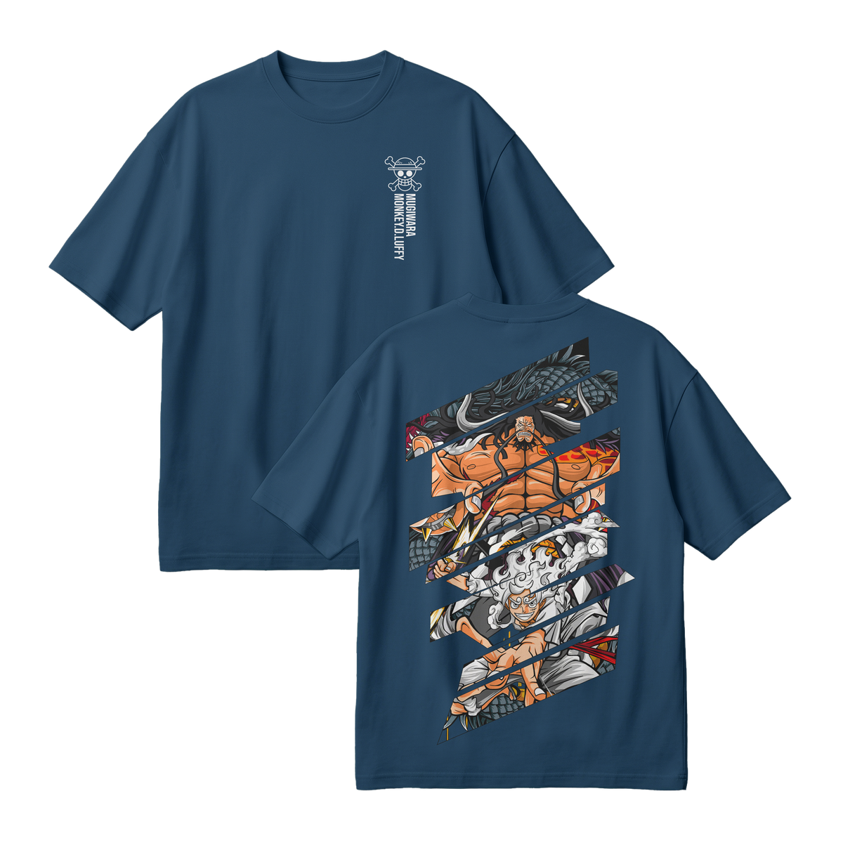 Anime One Piece Monkey D. Luffy Oversized T-Shirt - RZM005