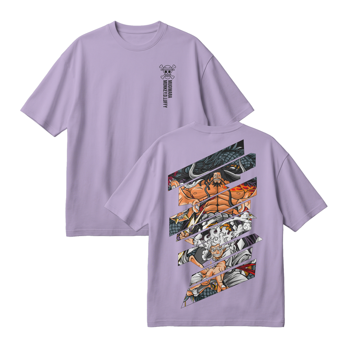 Anime One Piece Monkey D. Luffy Oversized T-Shirt - RZM005