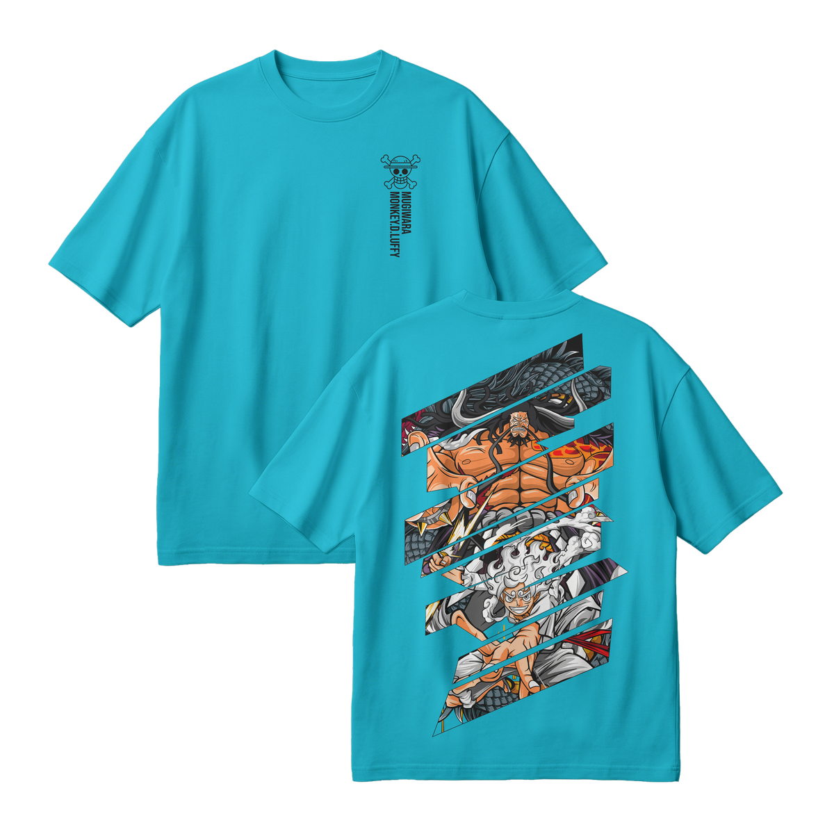 Anime One Piece Monkey D. Luffy Oversized T-Shirt - RZM005