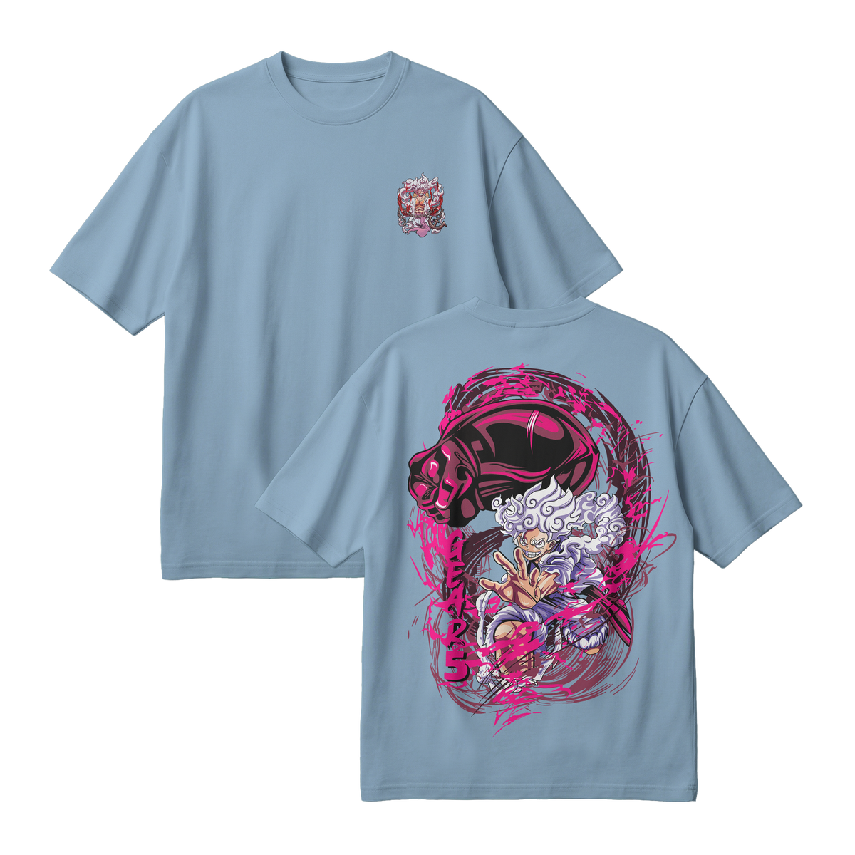 Anime One Piece Monkey D. Luffy Oversized T-Shirt - RZM006