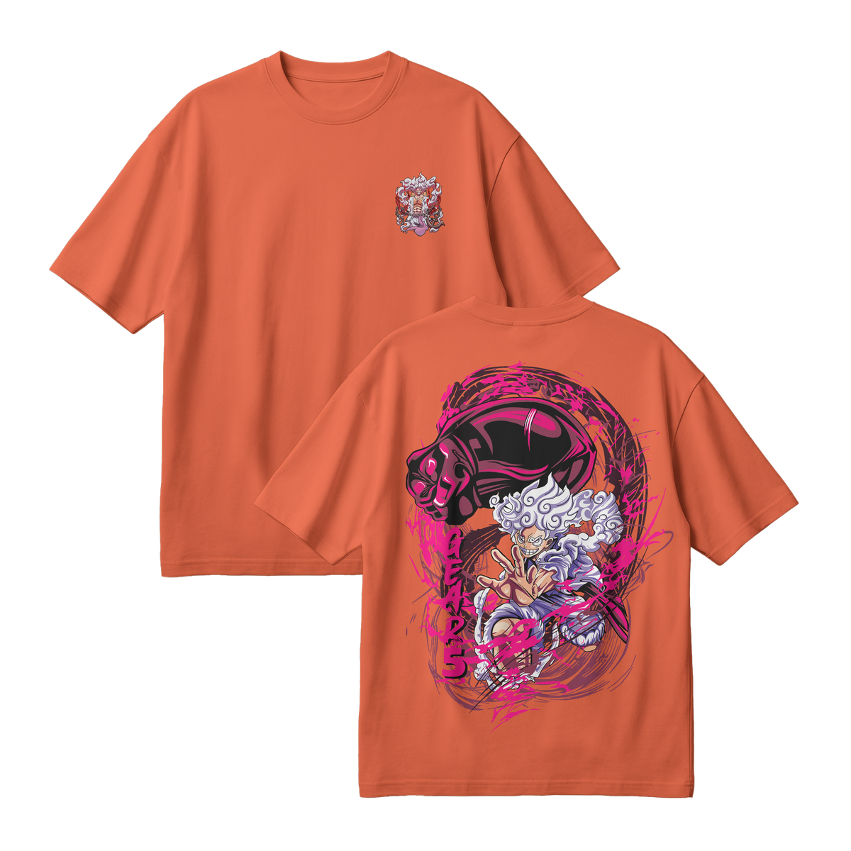 Anime One Piece Monkey D. Luffy Oversized T-Shirt - RZM006