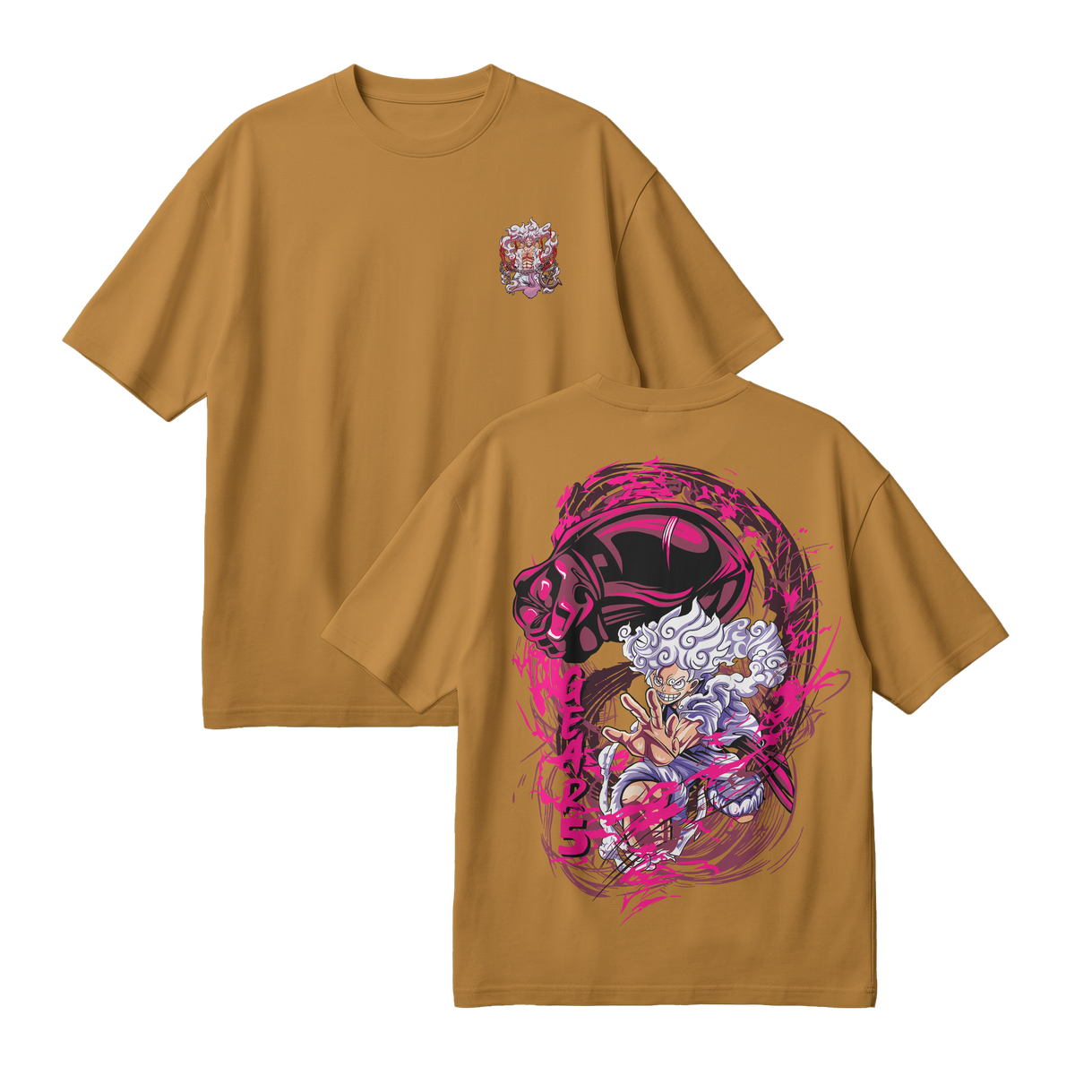 Anime One Piece Monkey D. Luffy Oversized T-Shirt - RZM006