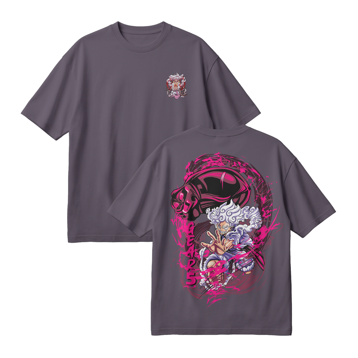 Anime One Piece Monkey D. Luffy Oversized T-Shirt - RZM006