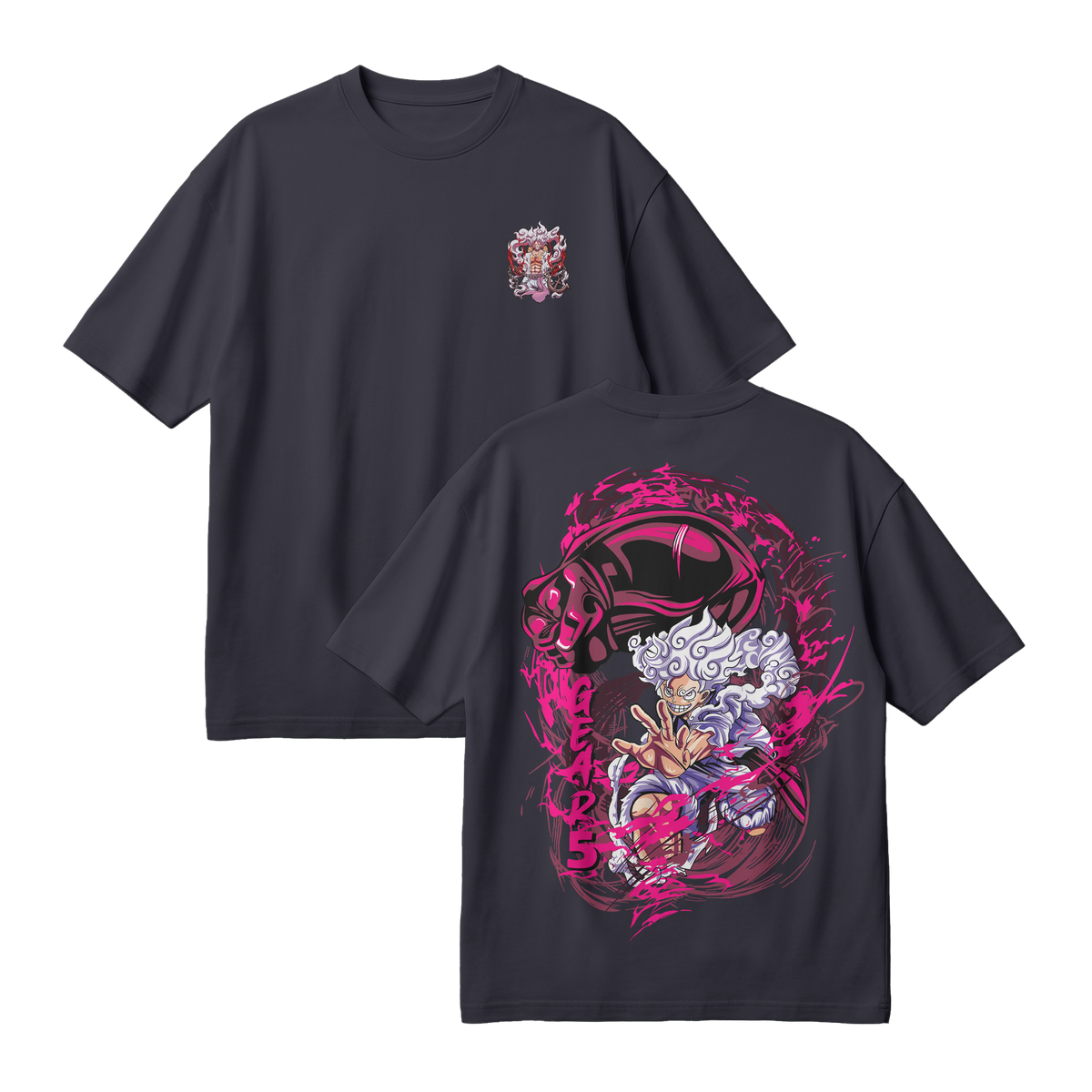 Anime One Piece Monkey D. Luffy Oversized T-Shirt - RZM006