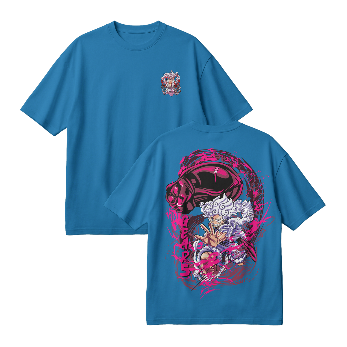 Anime One Piece Monkey D. Luffy Oversized T-Shirt - RZM006
